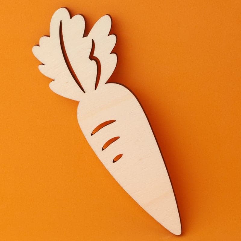Cute Carrot Vector Silhouette Laser Cut File