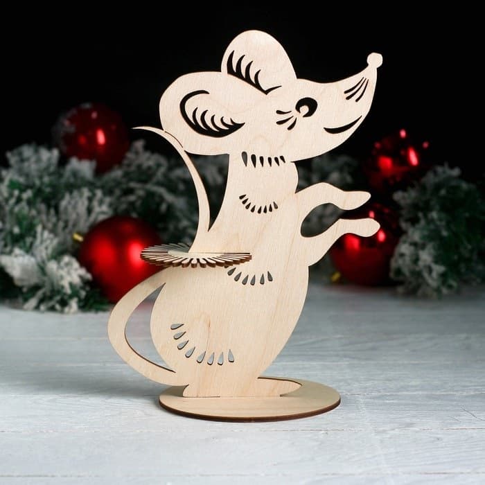 Cute Mouse Napkin Holder Laser Cut Vector File