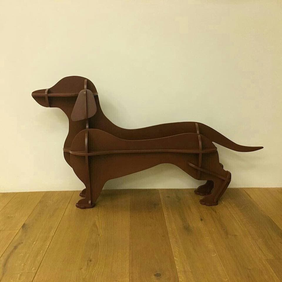 Dachshund 3D Puzzle Laser Cut Vector File
