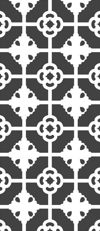 Decorative Geometric Lattice Screen Pattern Vector File