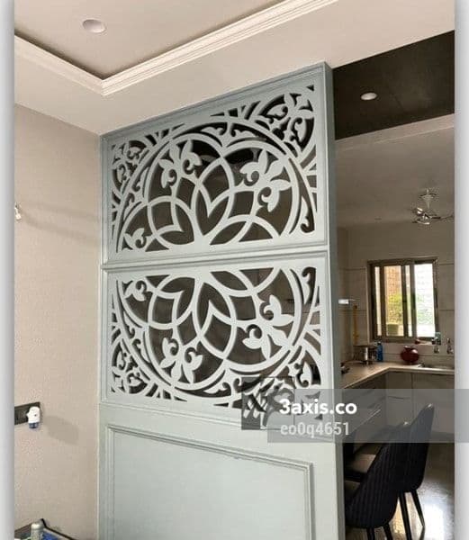 Decorative Geometric Room Divider Laser Cut Pattern SVG File