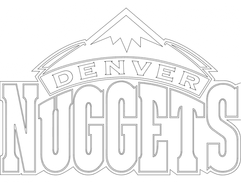 Denver Nuggets Logo Vector File for Laser Cutting (DXF)