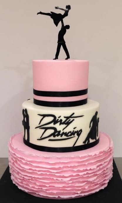 Dirty Dancing Couple Cake Topper Vector Laser Cut File