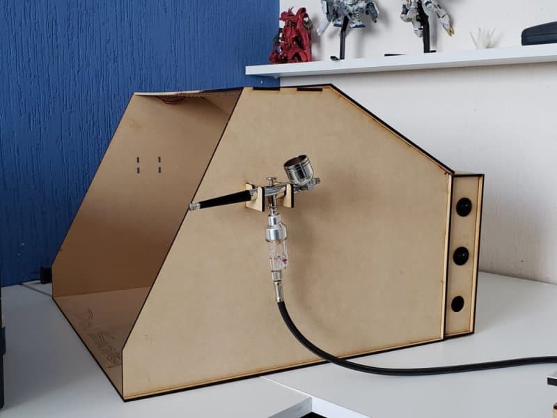 DIY Airbrush Spray Booth Laser Cut Plan SVG File