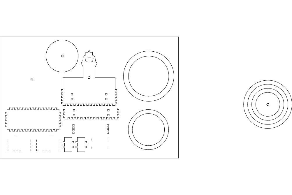 DIY Desk Calendar 3D Puzzle Vector File for Laser Cutting