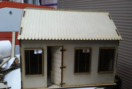 DIY Dollhouse 3D Puzzle Laser Cut Vector File (DXF)