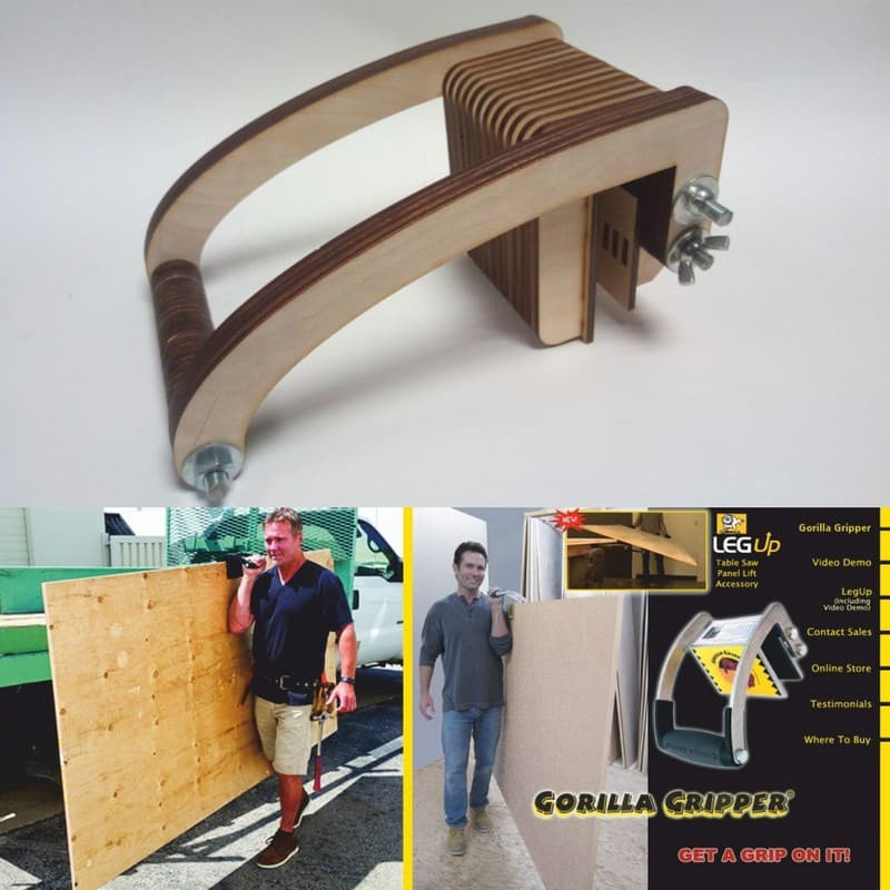 DIY Plywood Panel Carrier Vector File for Laser Cutting