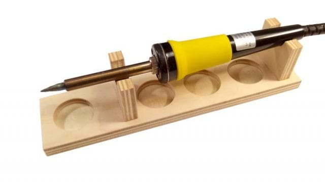 DIY Soldering Iron Stand Laser Cut Vector Plan