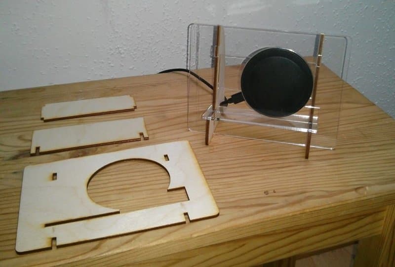 DIY Wireless Phone Charger Stand Vector File for Laser Cutting