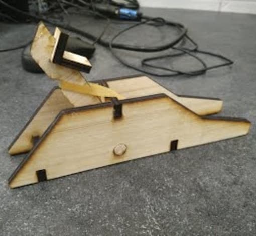 DIY Wooden Catapult Toy Laser Cut Vector Plan