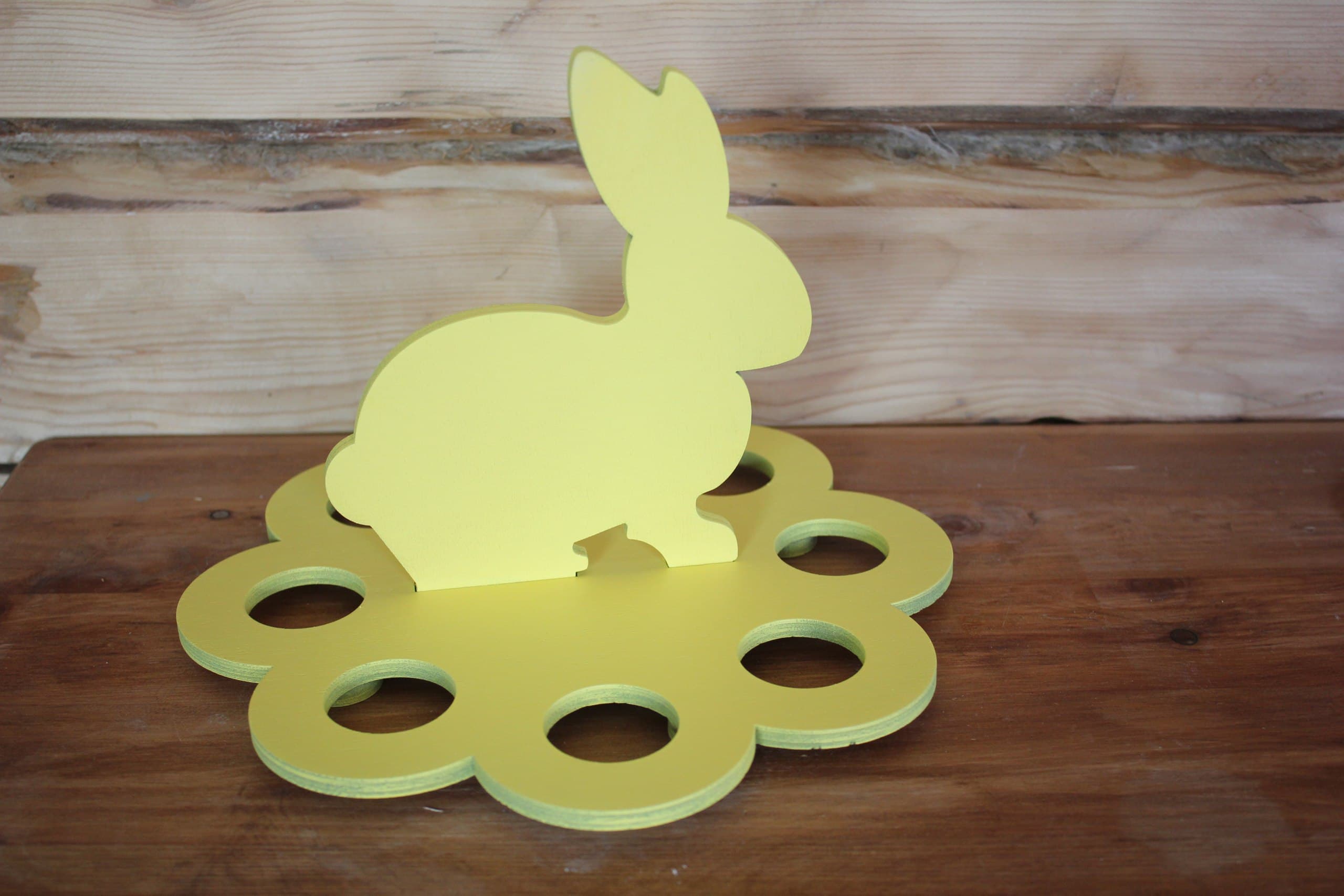 Easter Bunny Egg Holder Laser Cut Vector Plan