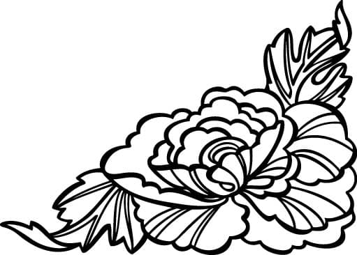 Ornamento Floral de Esquina Vector para Corte CNC