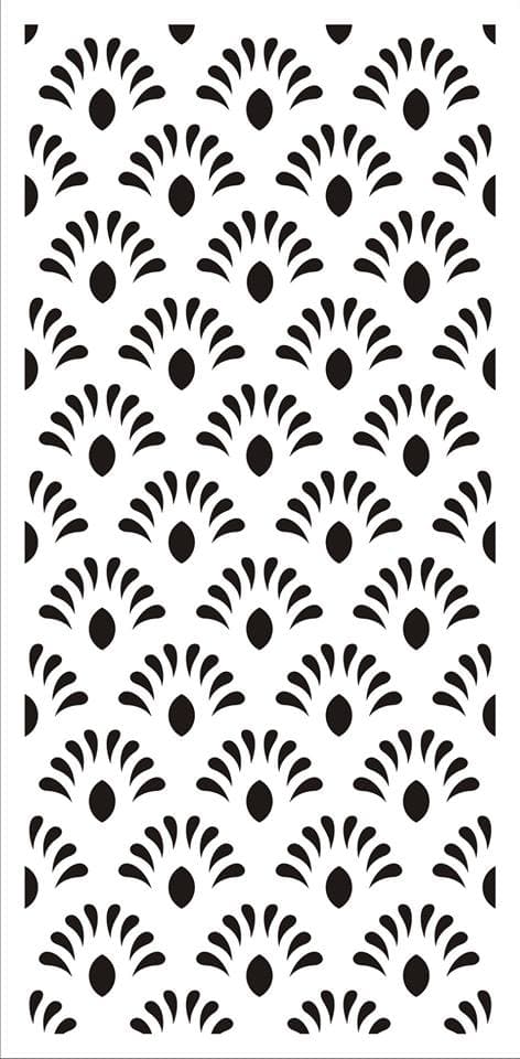 Elegant Floral Jali Pattern Vector for Laser Cutting