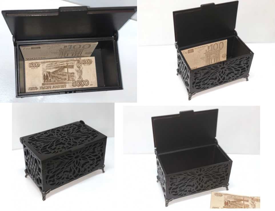 Caja Organizadora Decorativa para Corte Láser