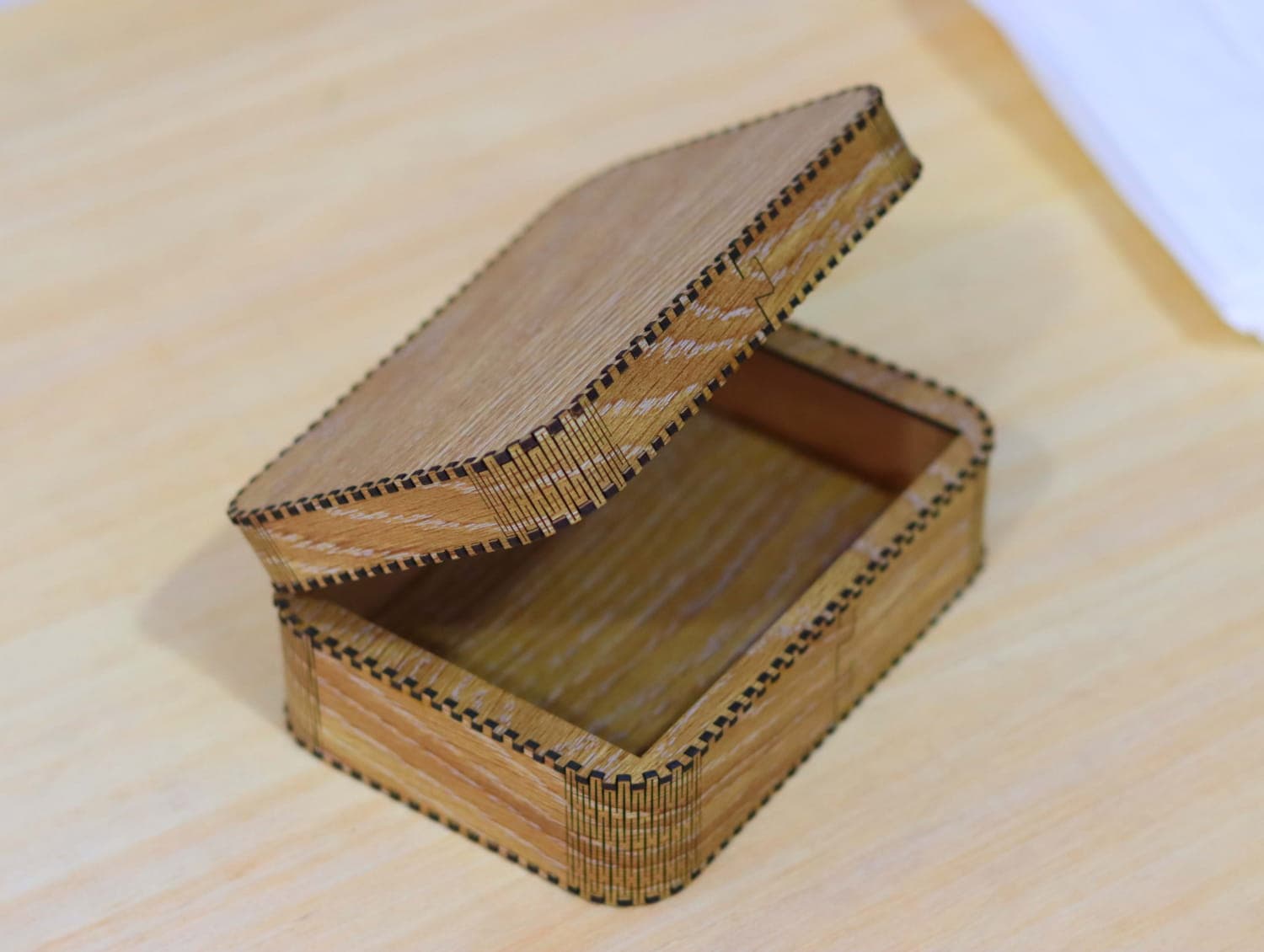 Elegant Rectangular Jewelry Box Laser Cut Vector File