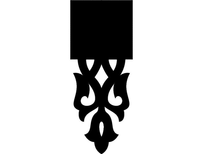 Ménsula Ornamental Clásica - Archivo DXF para Corte Láser