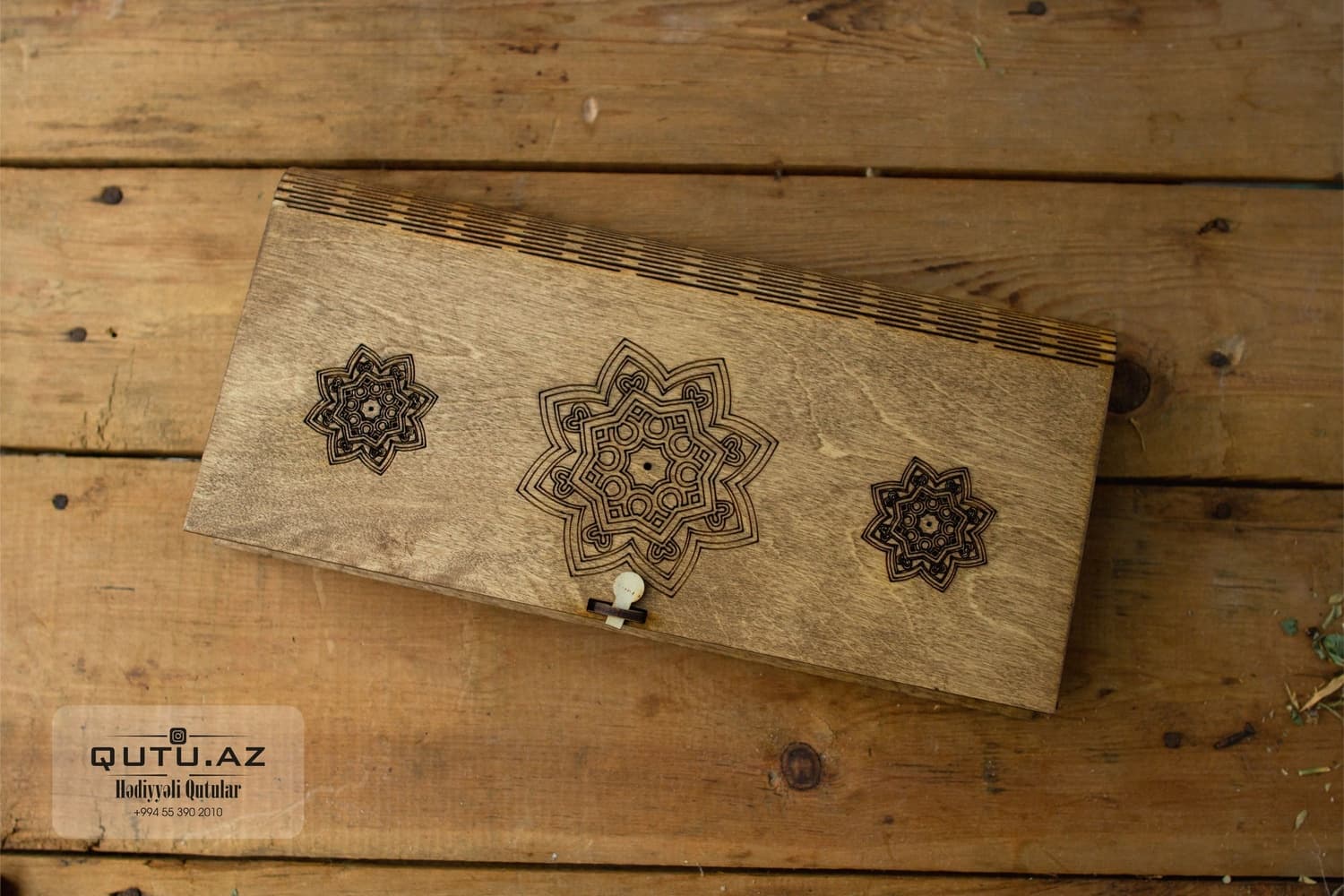 Elegant Wooden Mandala Storage Box Laser Cut Vector File