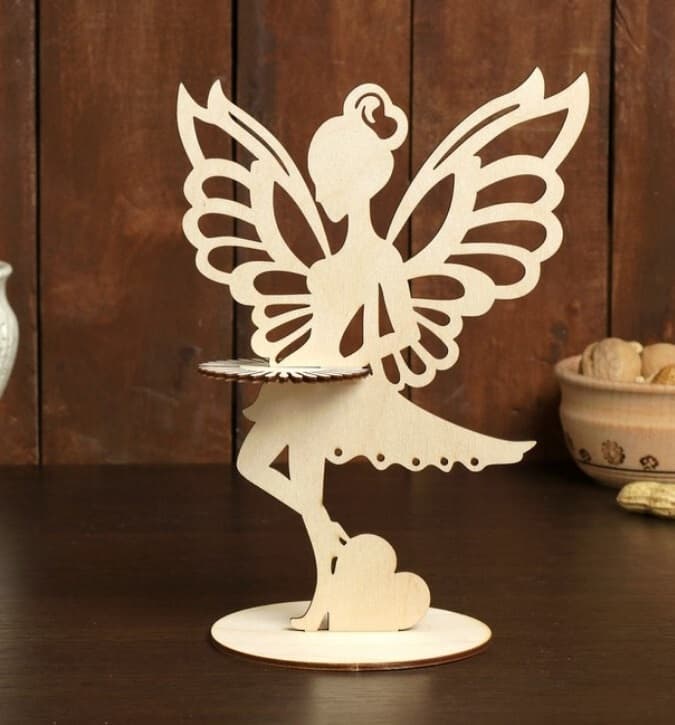 Enchanting Fairy Napkin Holder Laser Cut Vector Design