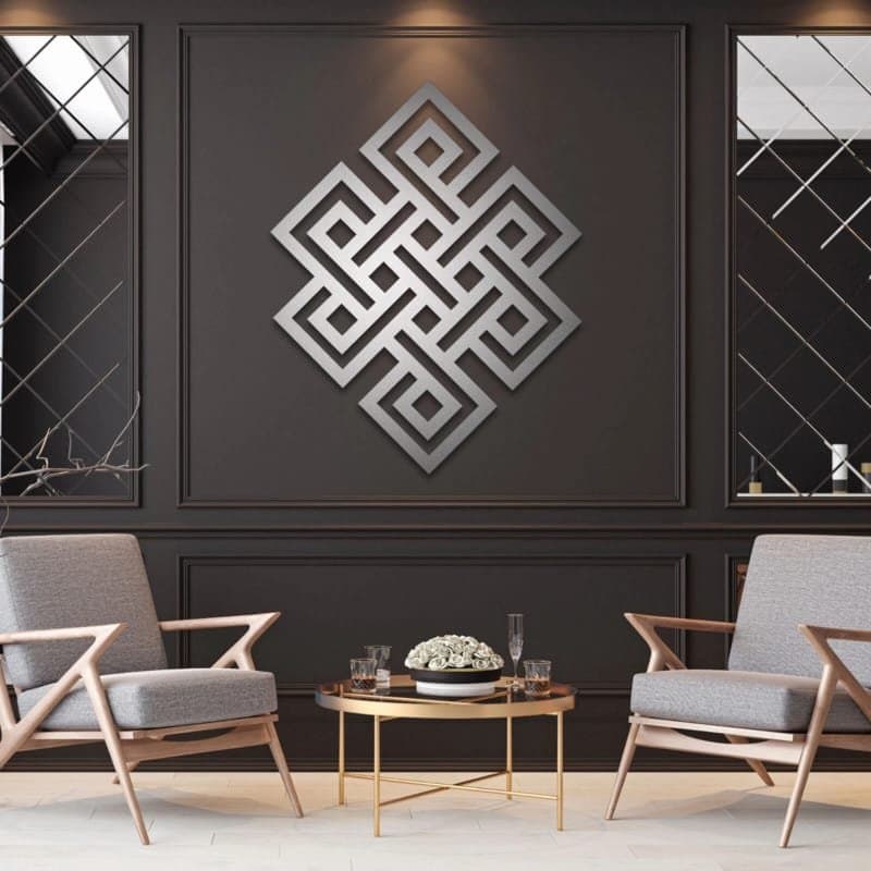 Eternal Knot Geometric Wall Art Vector Laser Cut File