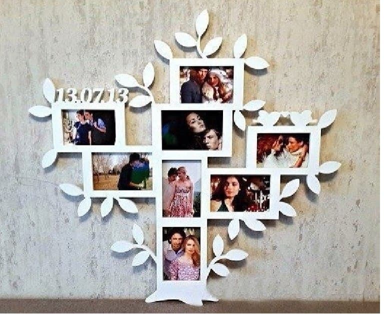 Family Tree Photo Frame Laser Cut Vector File