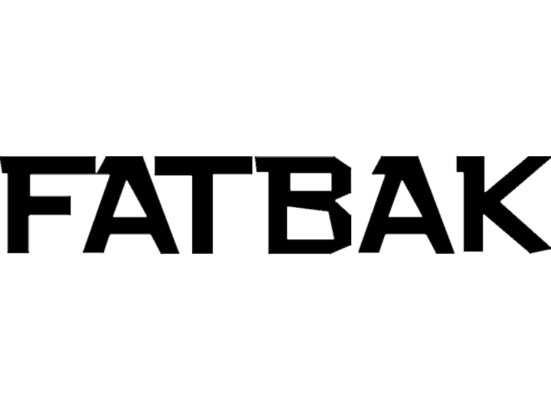 Fatbak Custom Logo Vector File for Laser Cutting (DXF)