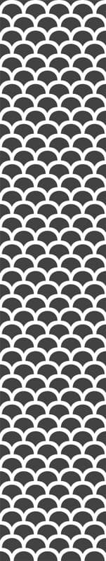 Fish Scale Geometric Seamless Pattern Vector for Laser Cutting