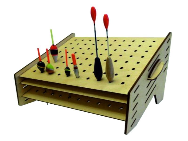 Fishing Float Organizer Stand Laser Cut Vector File