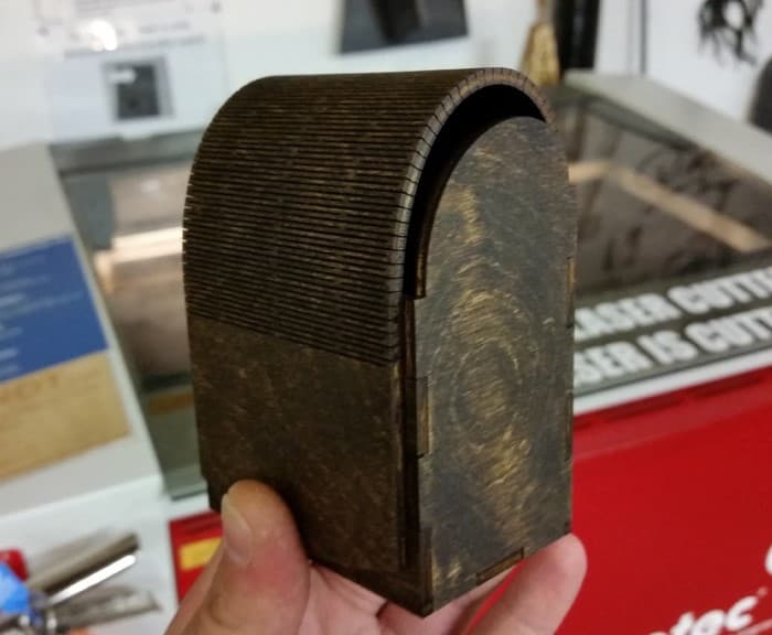 Flexible Living Hinge Box Laser Cut File SVG