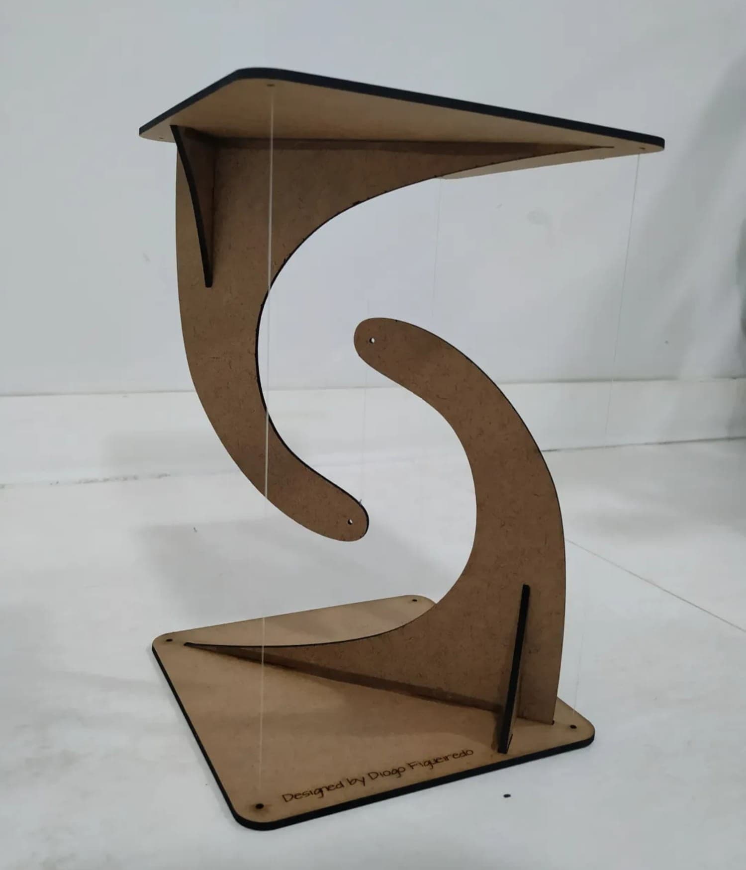Floating Tensegrity Table Vector Design for Laser Cutting (SVG)