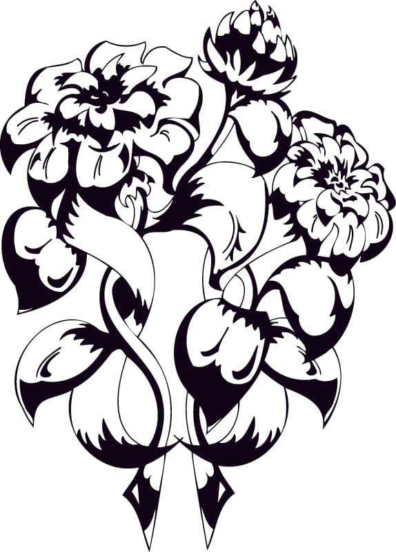 Floral Ornament Vector Design for Laser Cutting, Free Download