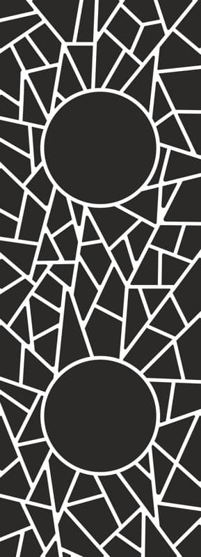 Geometric Abstract Mosaic Laser Cut Panel Vector File