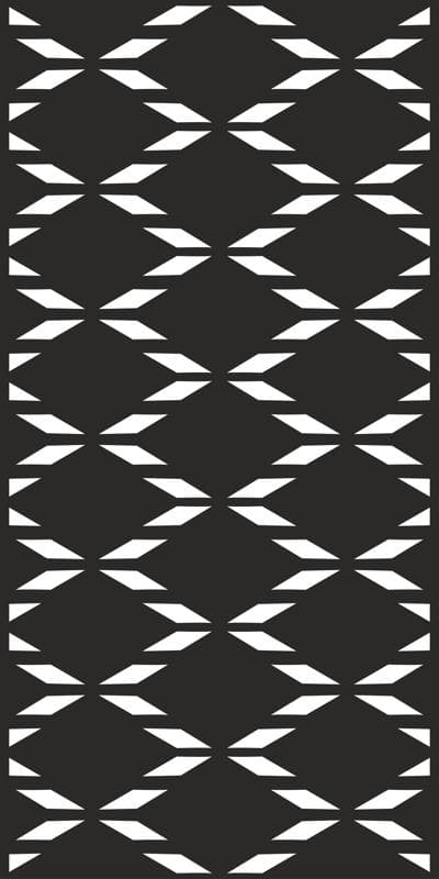 Geometric Diamond Lattice Pattern Vector for Laser Cutting
