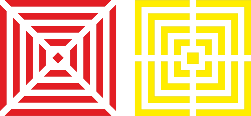 Geometric Square Pattern Laser Cut Vector File