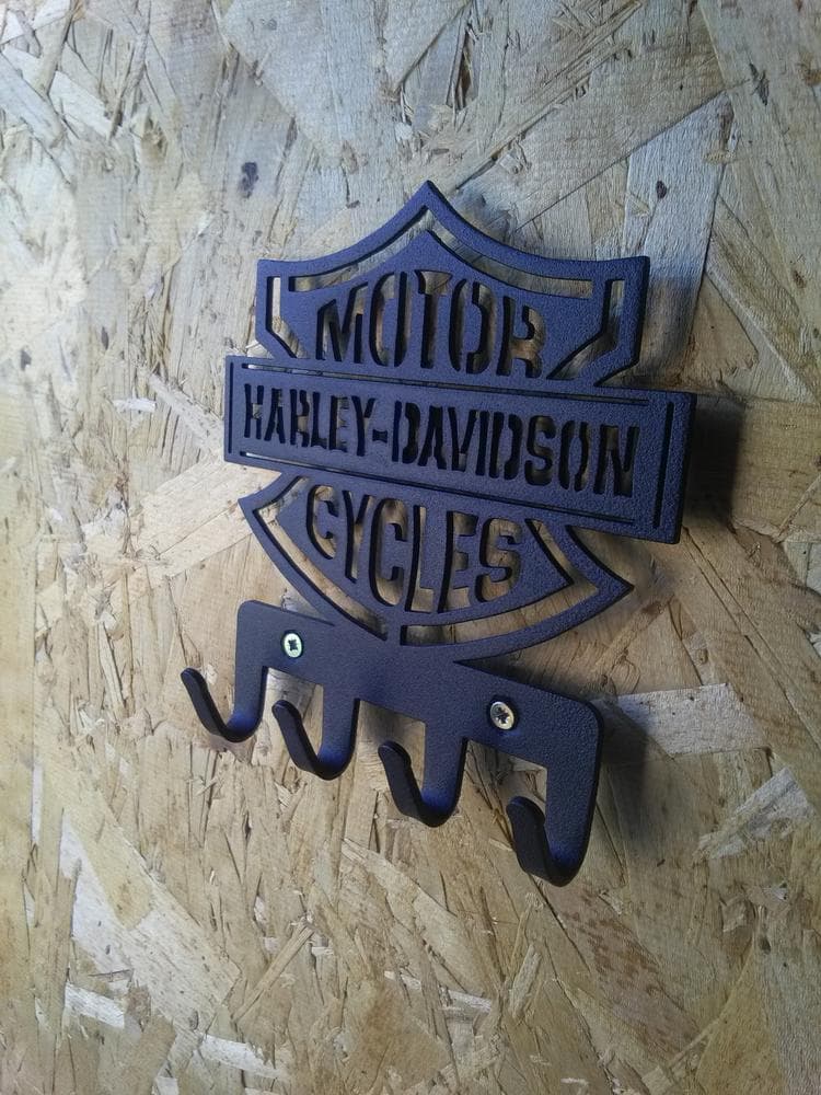 Harley-Davidson Logo Key Hanger Vector File for Plasma Cutting