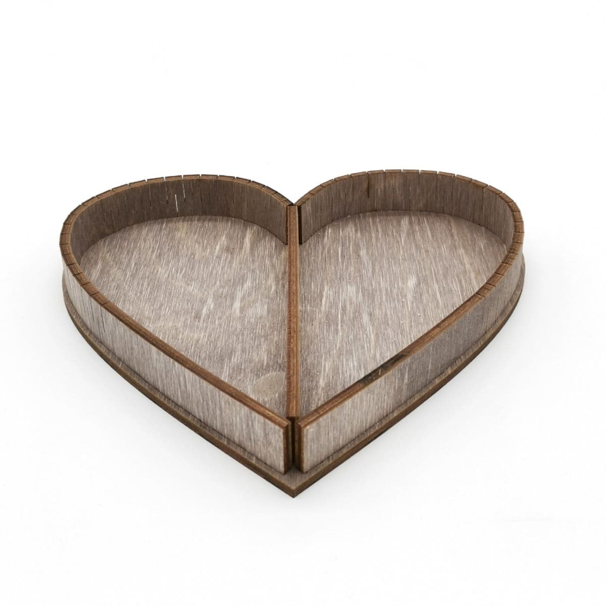 Heart Shaped Wooden Tray Laser Cut File (DXF, SVG, CDR)