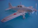 Archivo Vectorial de Rompecabezas 3D Ilyushin Il-2 Sturmovik para Corte Láser