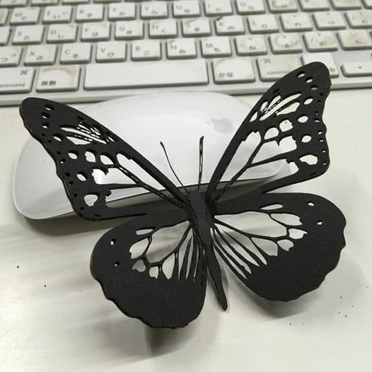Intricate Butterfly Laser Cut Vector Design (DXF, SVG, CDR)