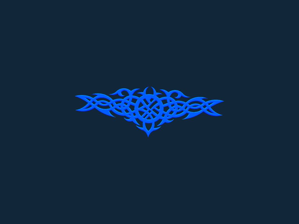 Intricate Celtic Knotwork Ornament STL File for CNC