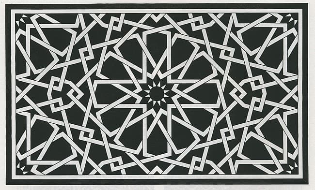 Intricate Geometric Islamic Pattern Laser Cut Vector DXF