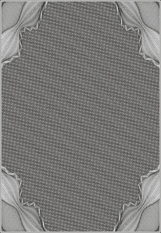 Intricate Guilloche Decorative Border Vector File