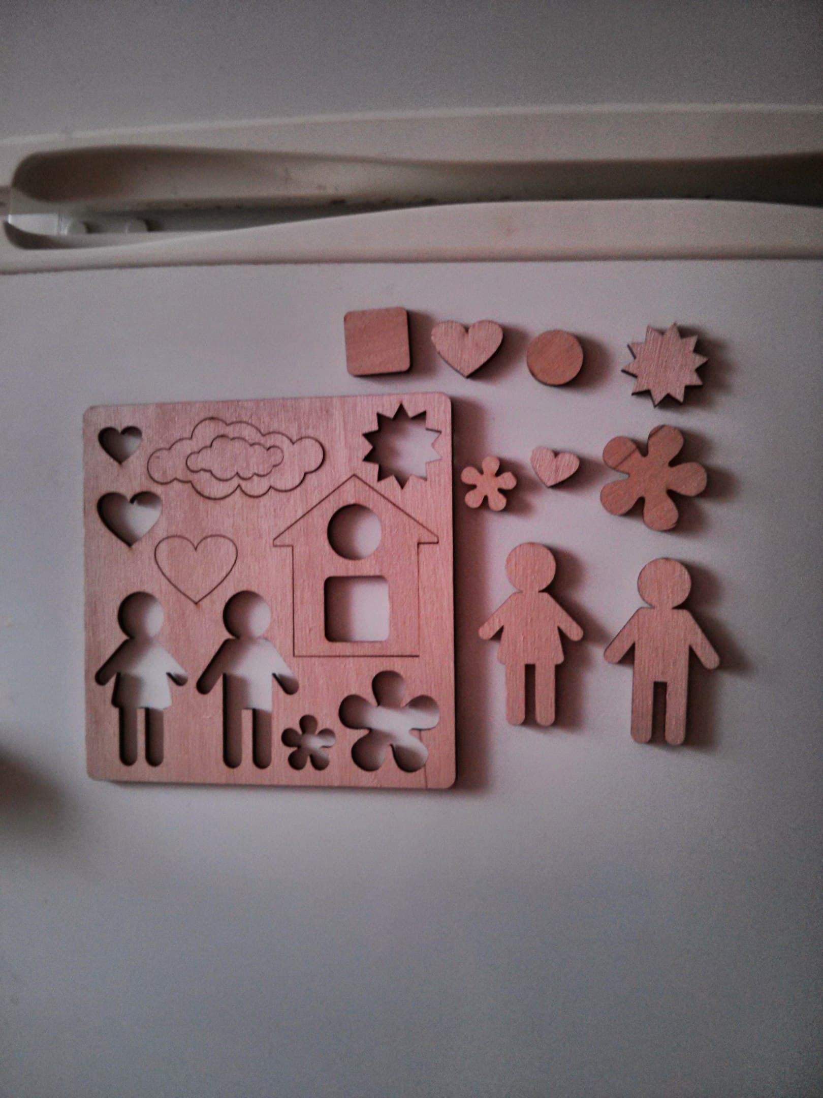 Kids Educational Shape Puzzle Laser Cut Vector Design