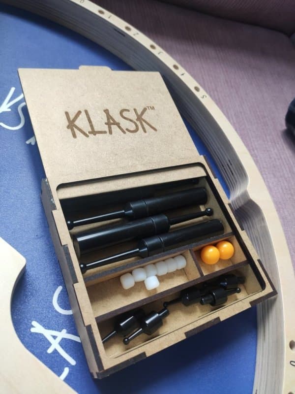 Klask Game Organizer Box Laser Cut DXF File