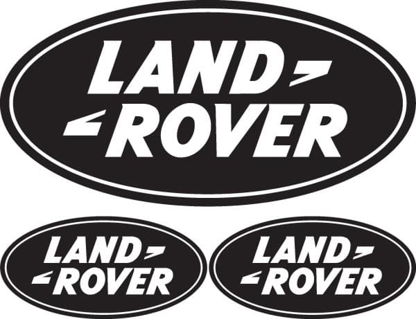 Land Rover Logo Vector File for Laser Cutting DXF