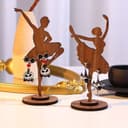 Plantillas Vectoriales de Soporte Exhibidor de Pendientes Bailarina para Corte Láser (DXF, SVG)