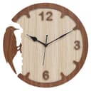 Plantilla Vectorial de Reloj de Pared de Pájaro Carpintero para Corte Láser CDR