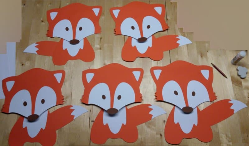 Layered Cute Fox Laser Cut SVG File