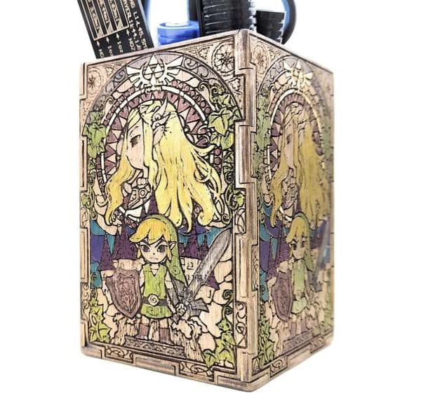 Legend of Zelda Themed Pencil Holder Laser Cut SVG File