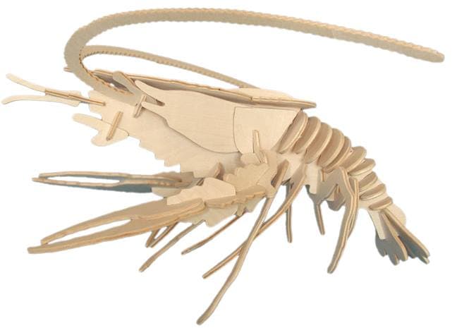 Lobster 3D Puzzle Laser Cut Vector File