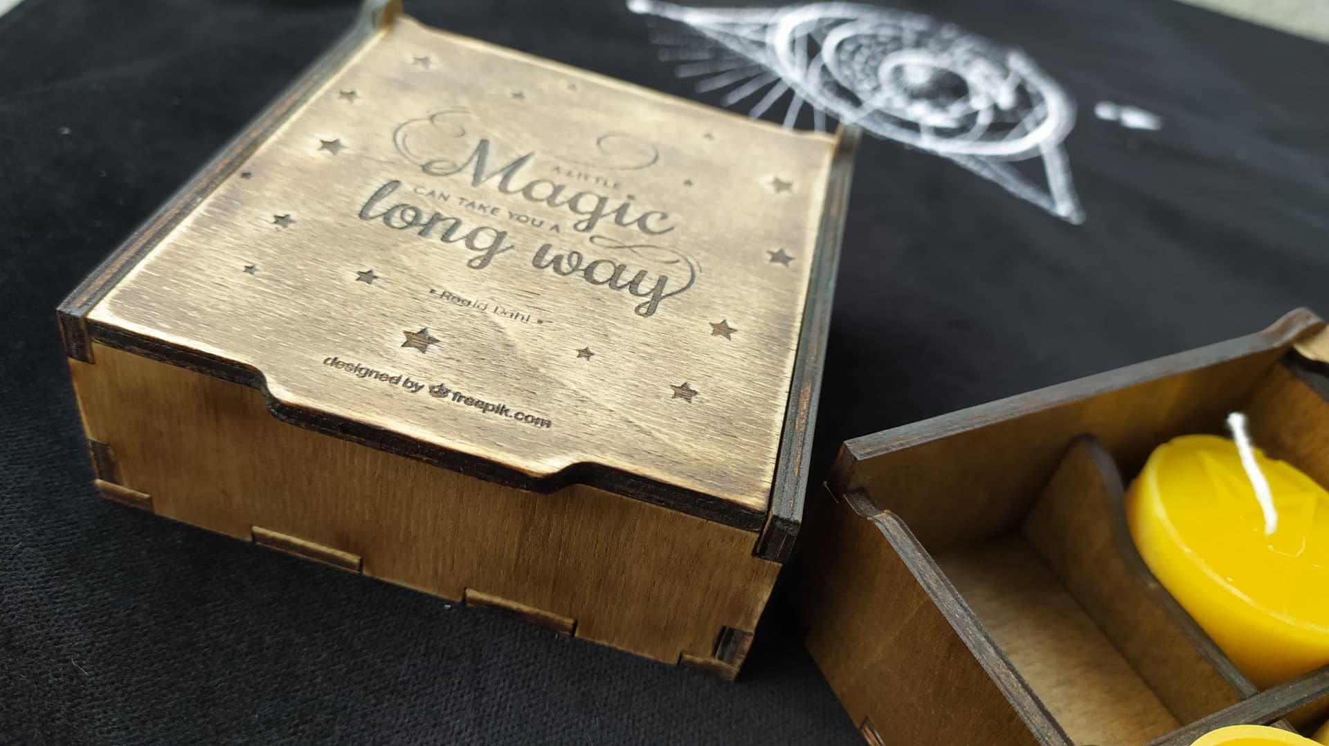 Magic Quote Keepsake Box Laser Cut Vector File