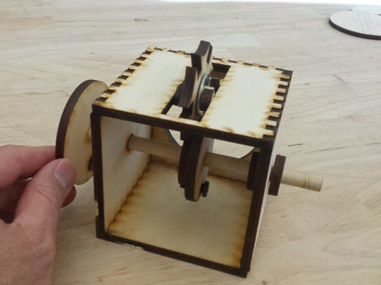 Mechanical Geneva Drive Mechanism Laser Cut File (DXF, SVG)